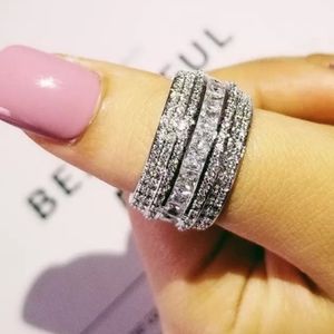NEW Band 925 sterling silver Diamond Ring